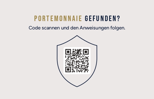 ProtectWallet Sicherheitskarte – Vorderseite